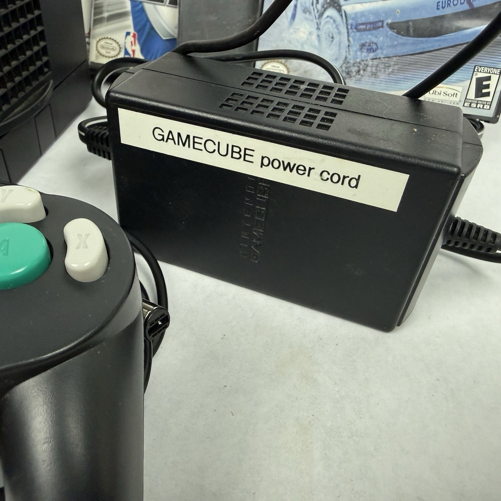 Nintendo GameCube Console DOL-101 Black with Controller/Cables/Game-Tested