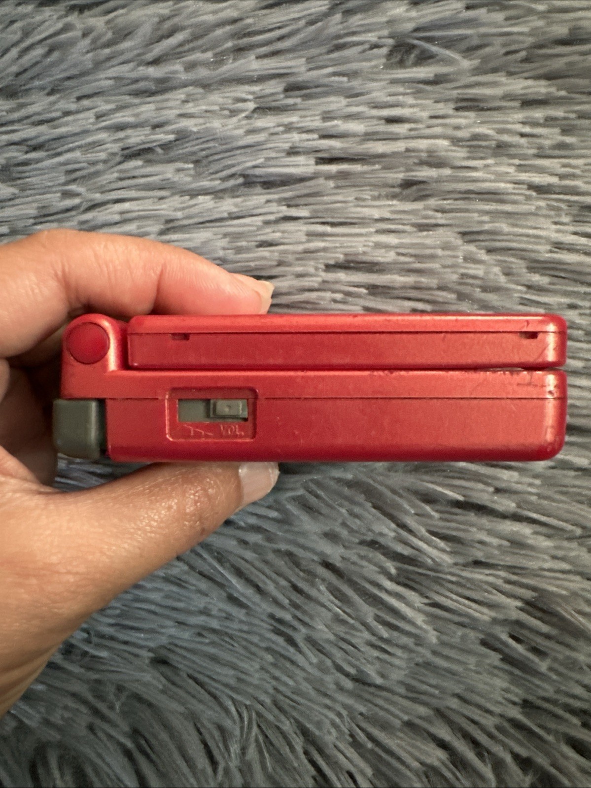 Nintendo Game Boy Advance SP Handheld System – Flame Red For Parts
