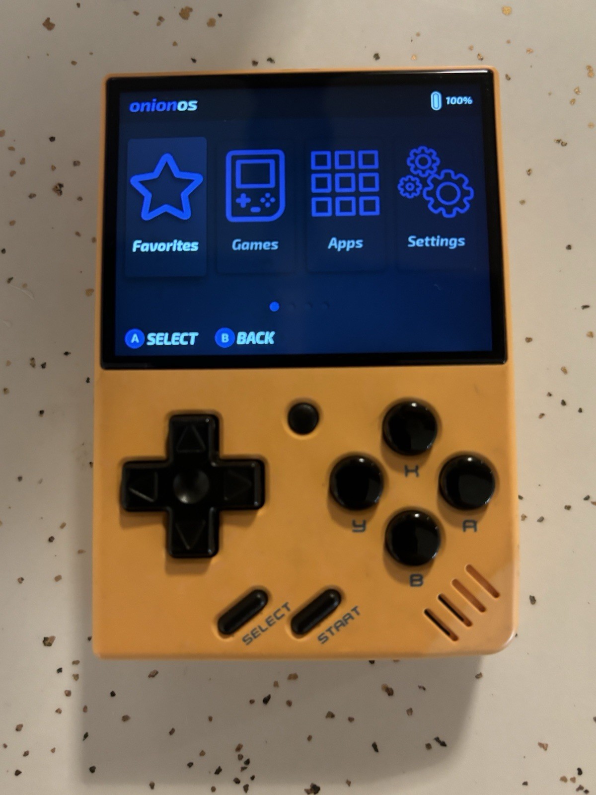 MIYOO Miyoo Mini V4 Yellow Handheld System Region Free