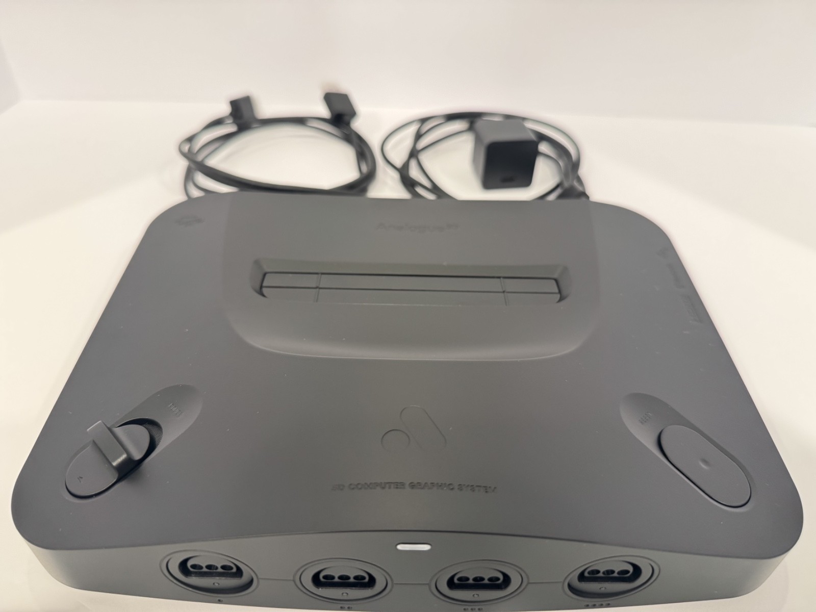 Analogue 3D Black N64 FPGA Console With 2 8Bitdo 64 Bluetooth Controllers