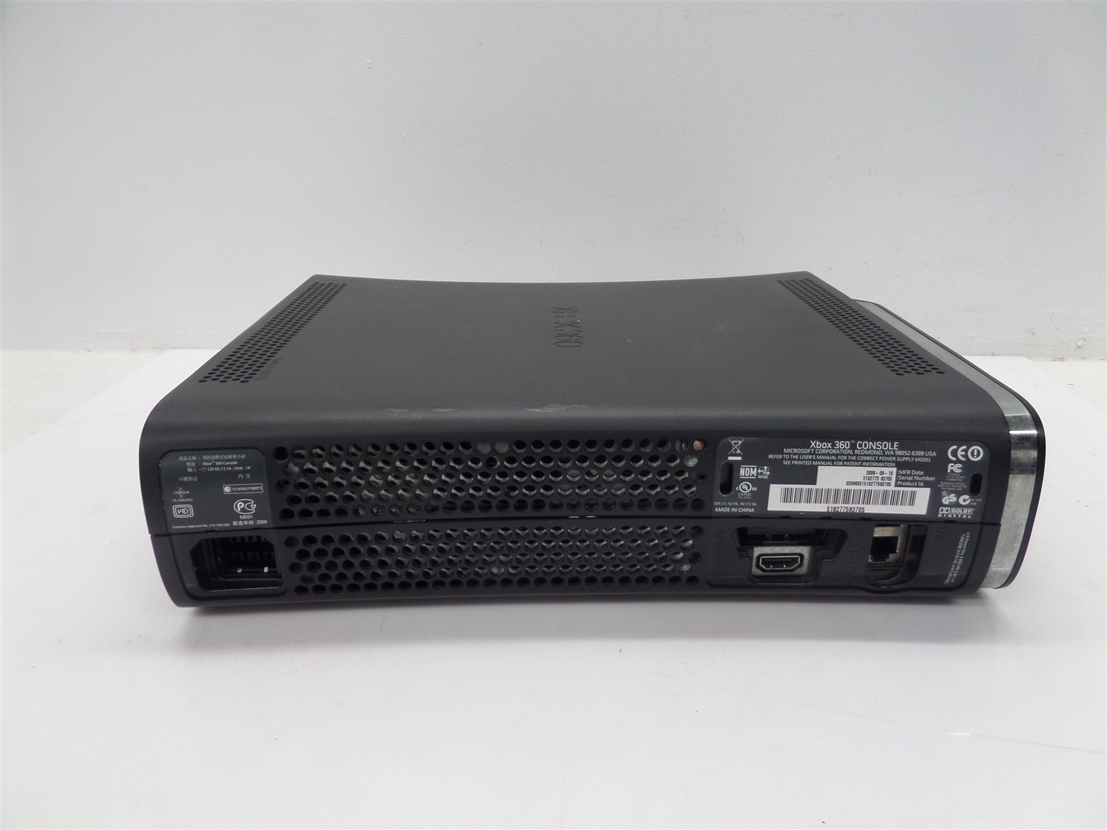 Microsoft Xbox 360 120GB Black Video Game Console – Bad Disc Tray
