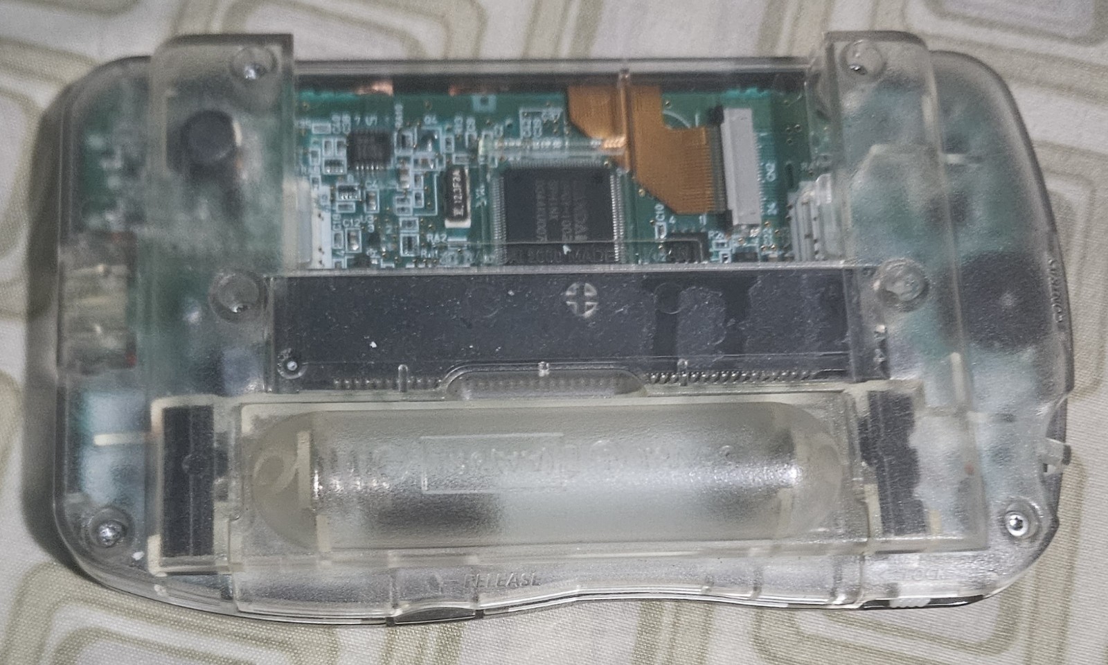 Bandai WonderSwan Color IPS Crystal Black w/ New Glass Lens (READ DESCRIPTION)