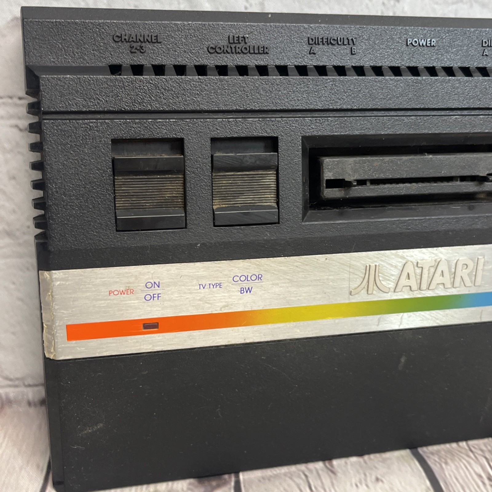 Atari 2600 Jr. Game Console *NO CORDS, GAMES OR CONTROLLERS – TESTED*