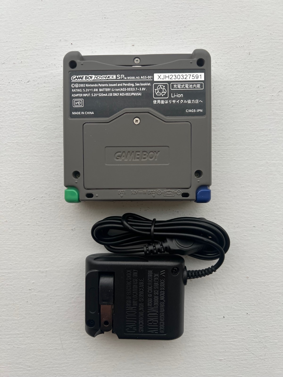 Nintendo OEM Game Boy Advance SP – SNES Style – AGS-001 – New Shell + Charger