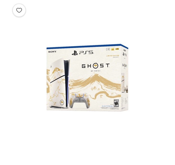 Sony Playstation 5 Disc Ghost of Yotei Limited Edition Bundle