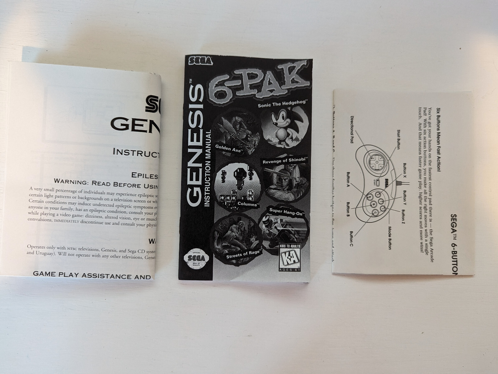 SEGA Genesis II 16MB Home Console – Controller No Box