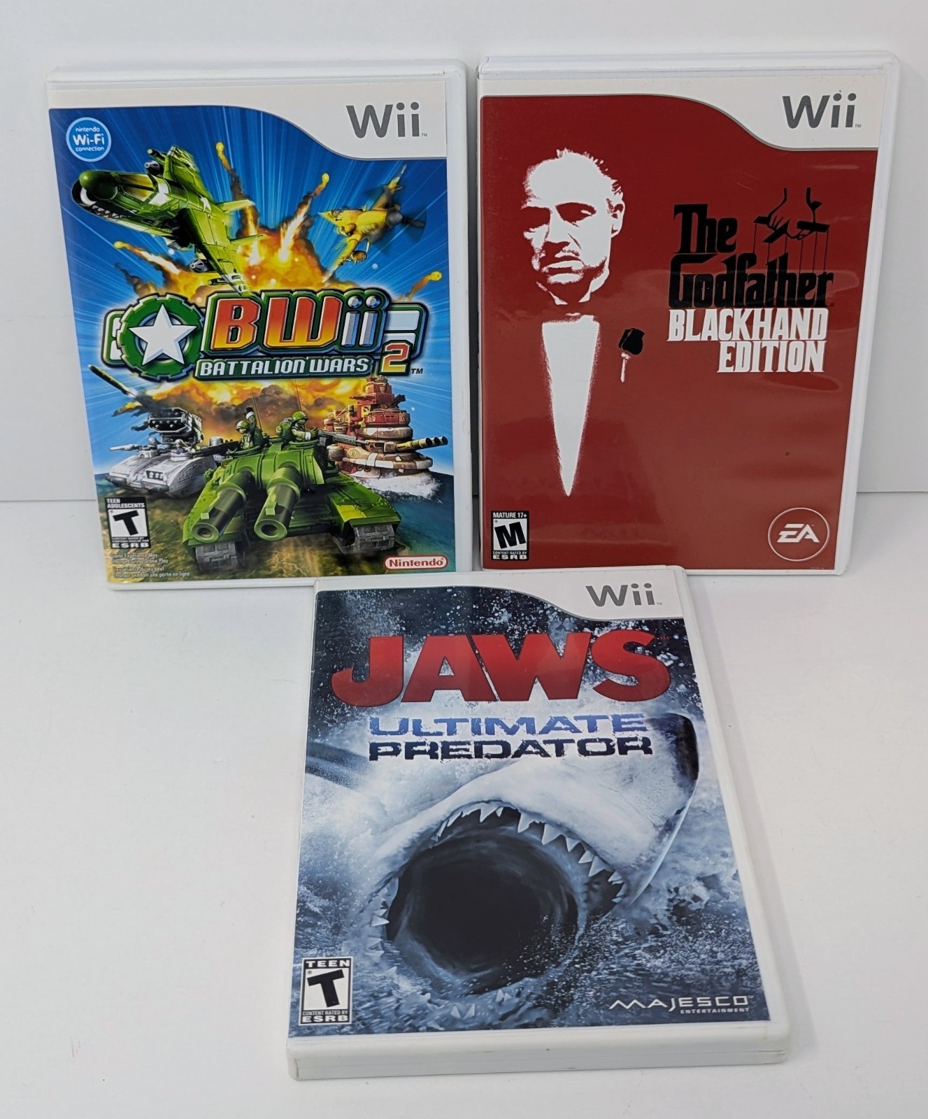 Nintendo Wii White Console GameCube Compatible Bundle w/ 3 Games – Tested!