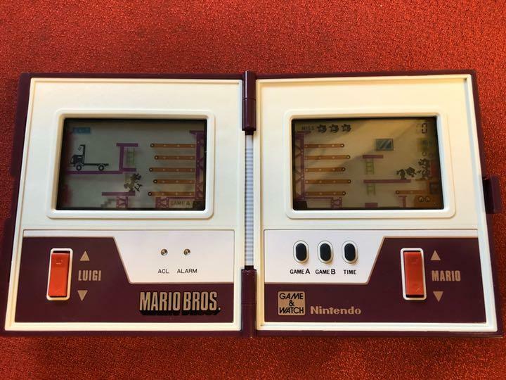 Nintendo Game & Watch Mario ‘s MARIO BROS. Handheld console Vintage Retro Rare