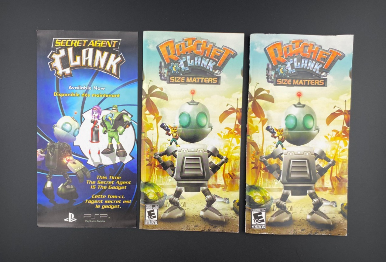 Sony PlayStation Portable PSP Handheld Console (PSP-3001) Ratchet & Clank in Box