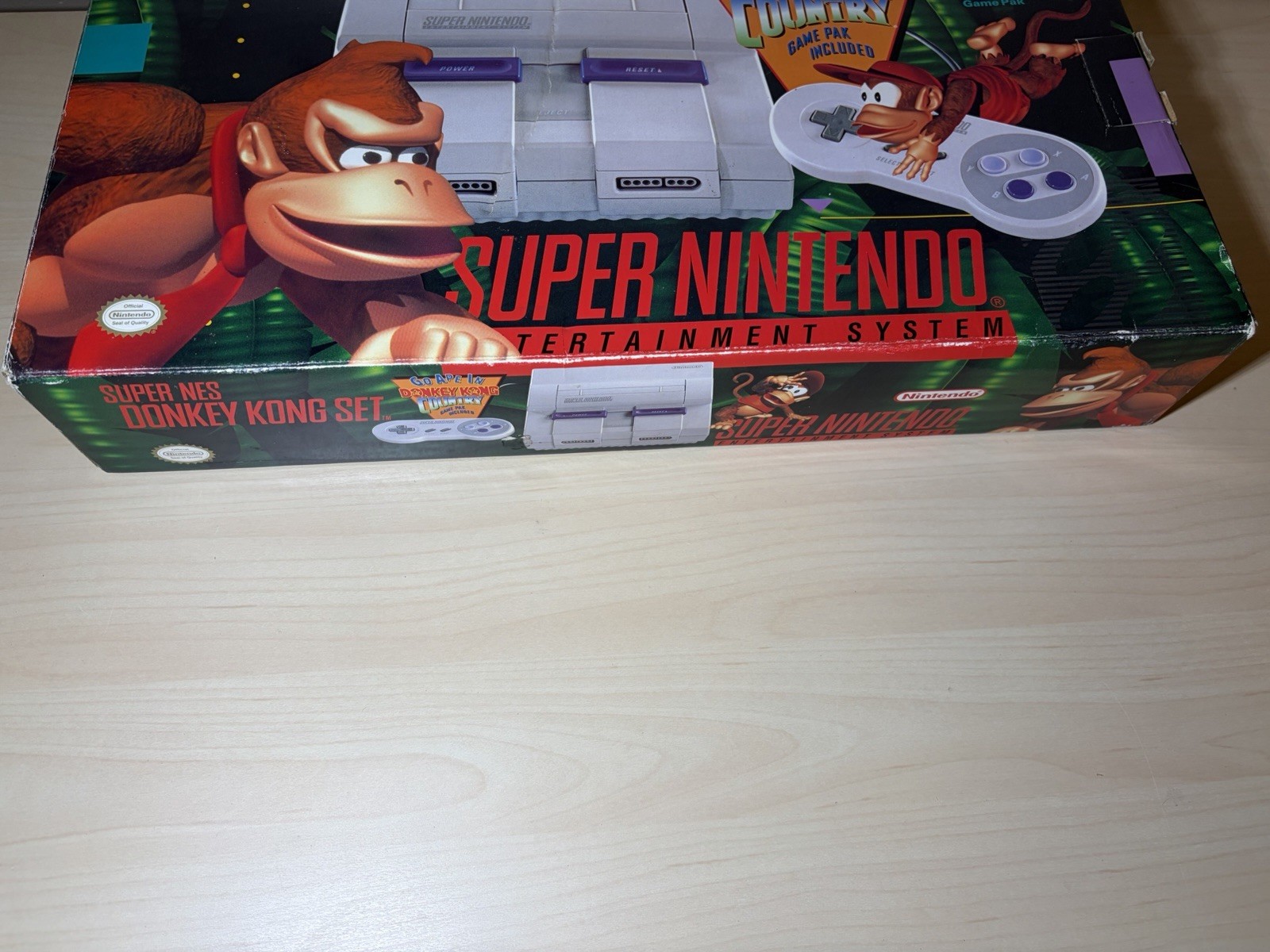 Super Nintendo SNES System Donkey Kong Country Complete – Mint Condition