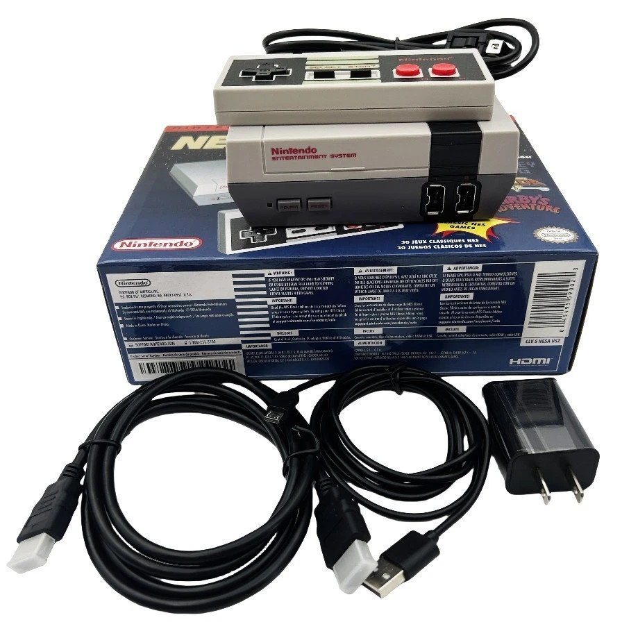 For Nintendo NES Classic Edition US Mini 30 Games Brand New W/Controllers US