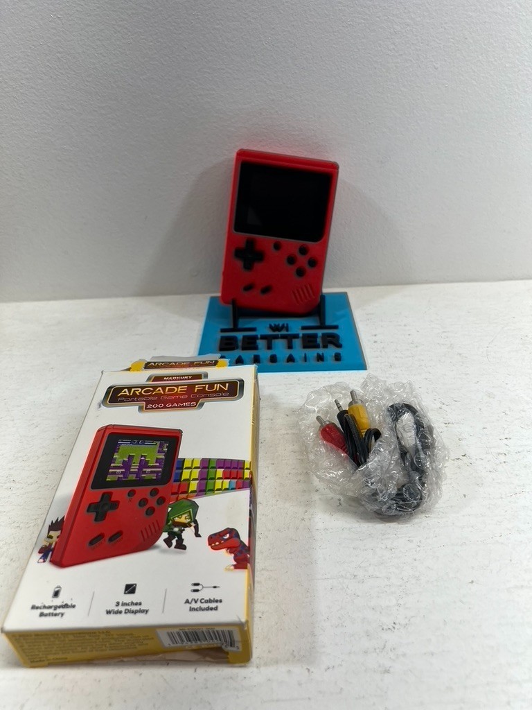 Merkury Innovations Fantastic Arcade Fun Portable Gaming Console 200 Game*Tested