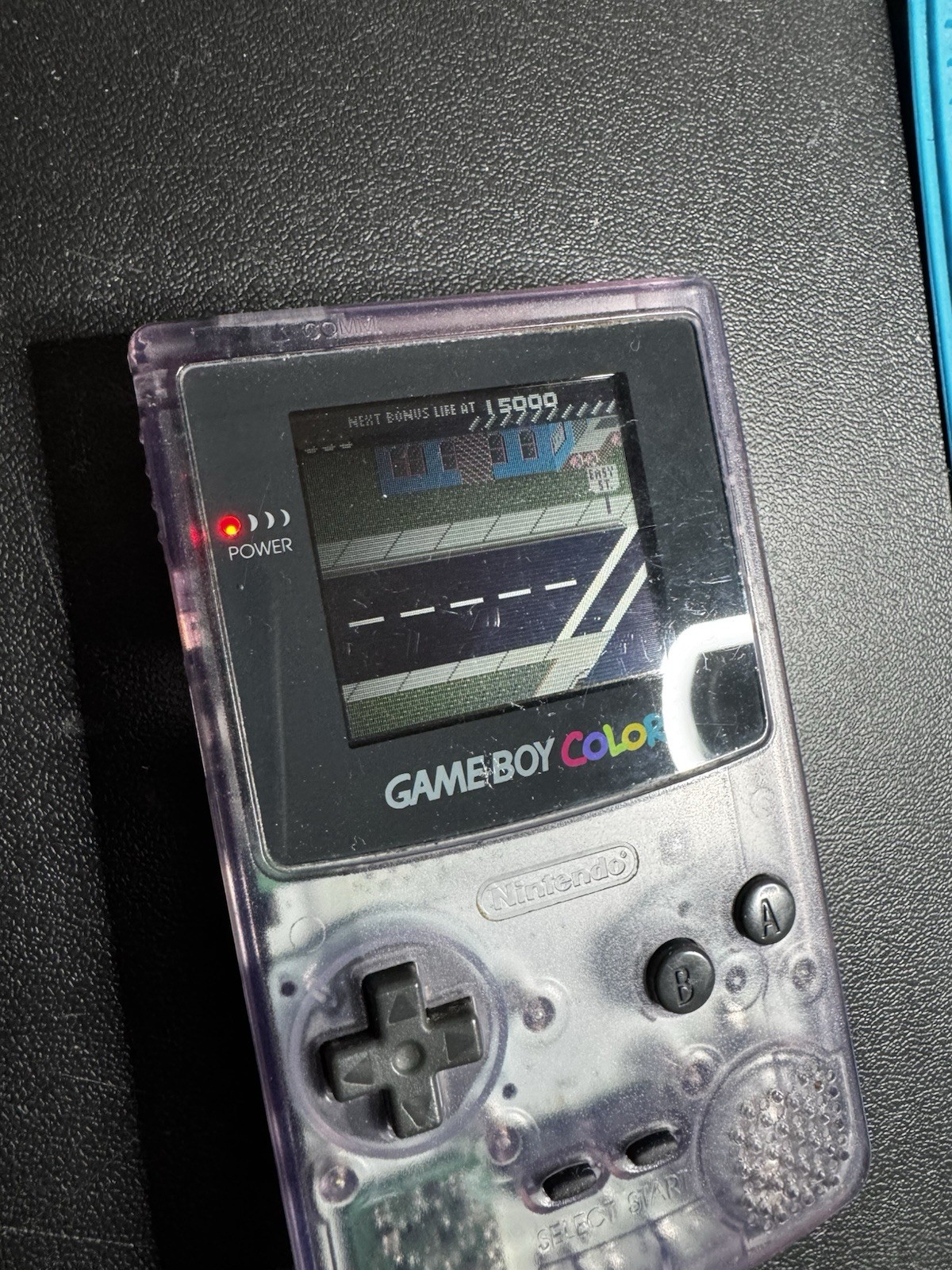 Nintendo Game Boy Color Atomic Purple W/ 4 Games Tested Works Great Yugioh Buffy