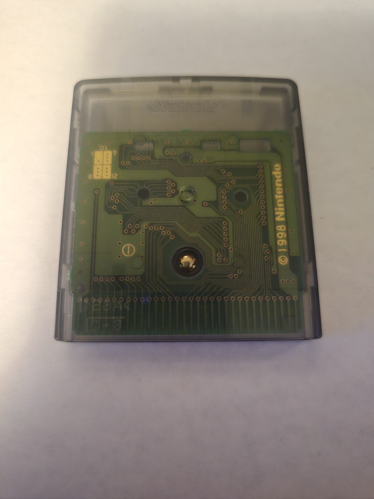 Nintendo Game Boy Color Atomic Purple Clear System – With 1 Game