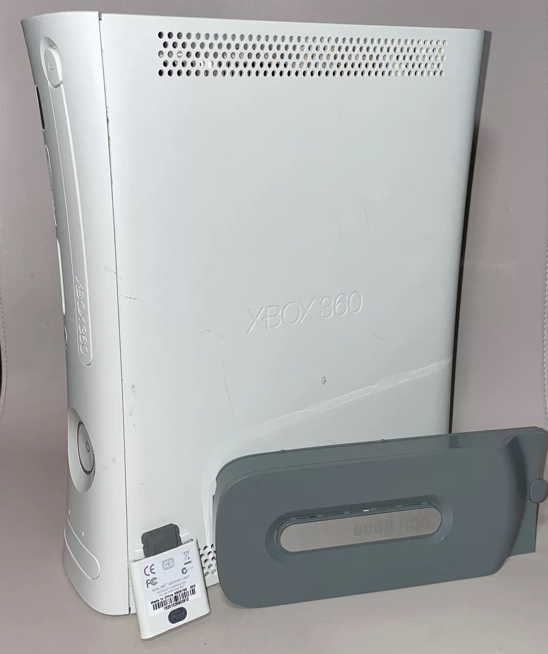 CLEAN Xbox 360 Arcade 60GB Console – 256Mb (Xbox) Games – Original Cables TESTED