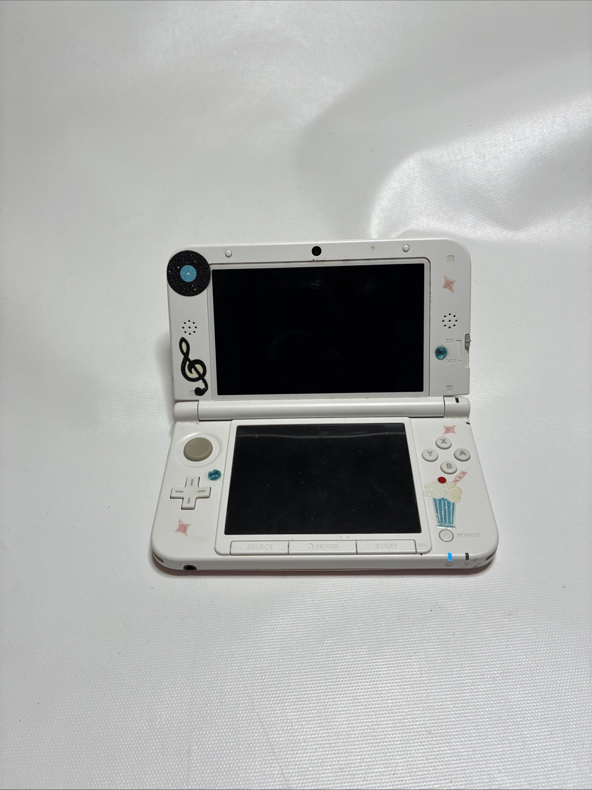 *PARTS* Nintendo Nintendo 3DS XL Handheld System Console Pink/White SPR-001 USA