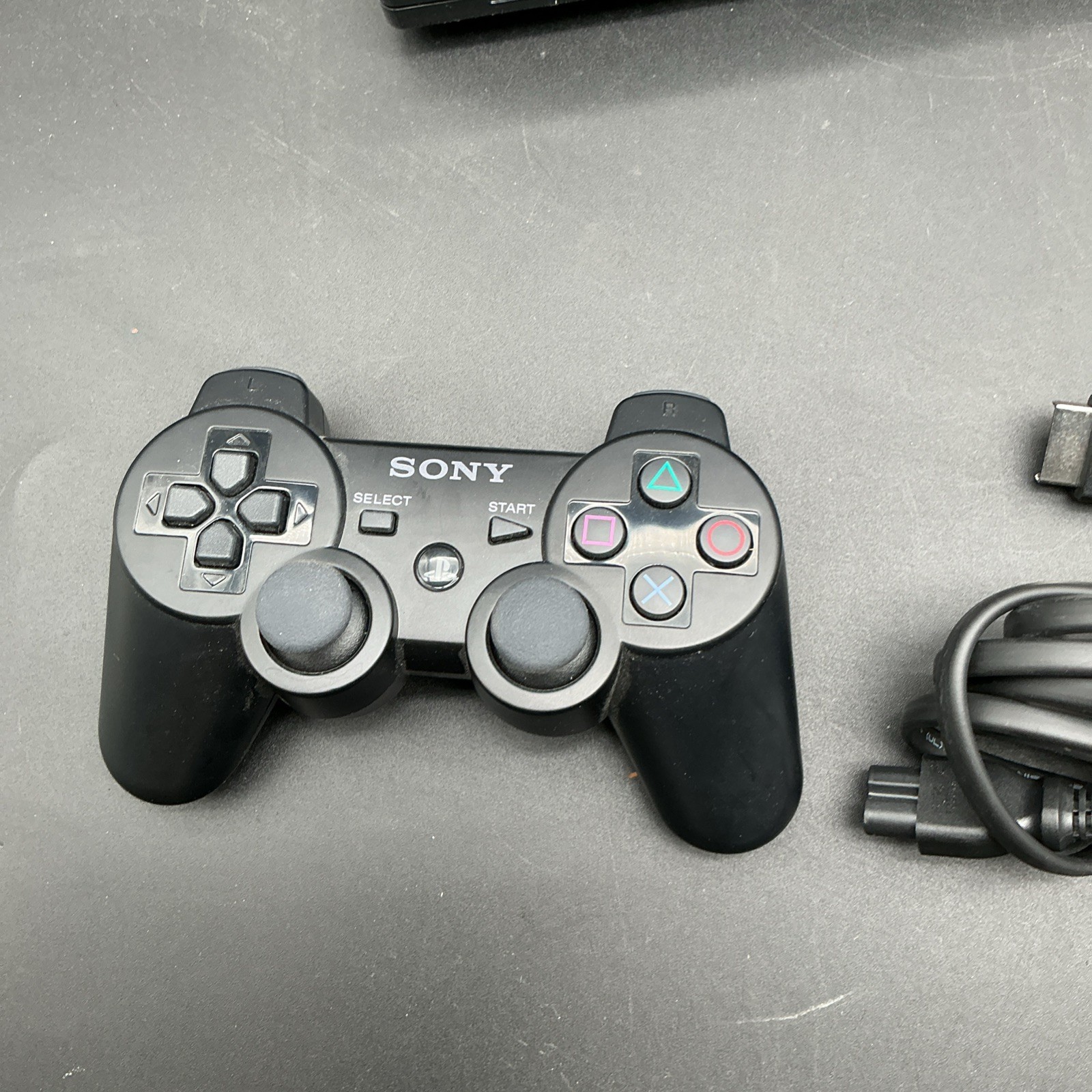 Sony PlayStation 3 PS3 Slim Console 250GB (2001B) w/Controller & Cables Working!