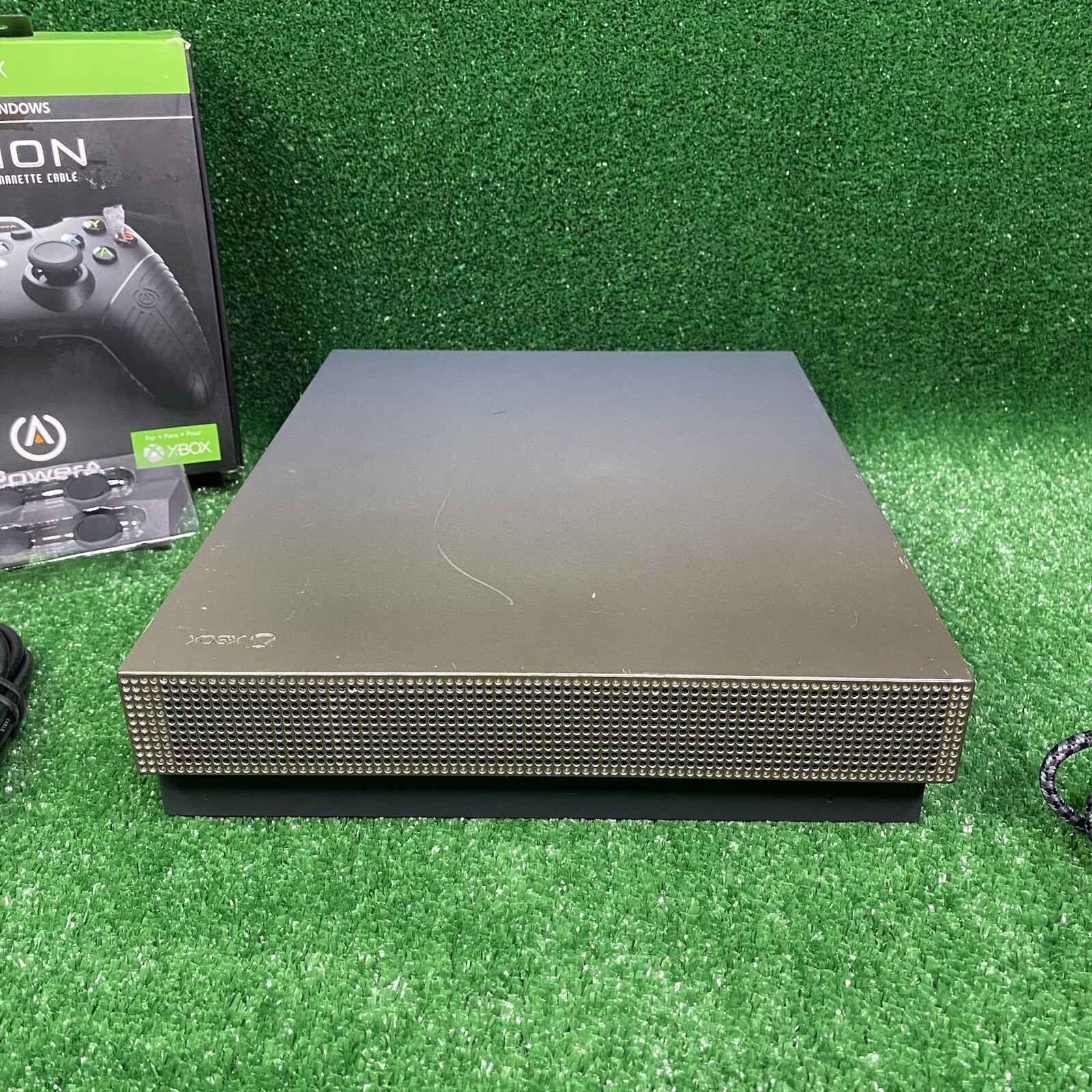 Microsoft Xbox One X 1787 Gold Rush Limited Edition 1TB Console W/Controller