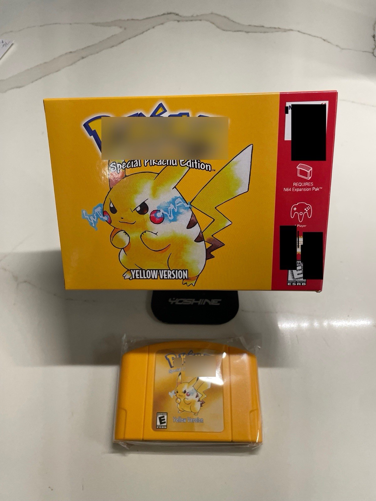 Nintendo 64 Custom Pokémon Yellow Version Special Pikachu Edition