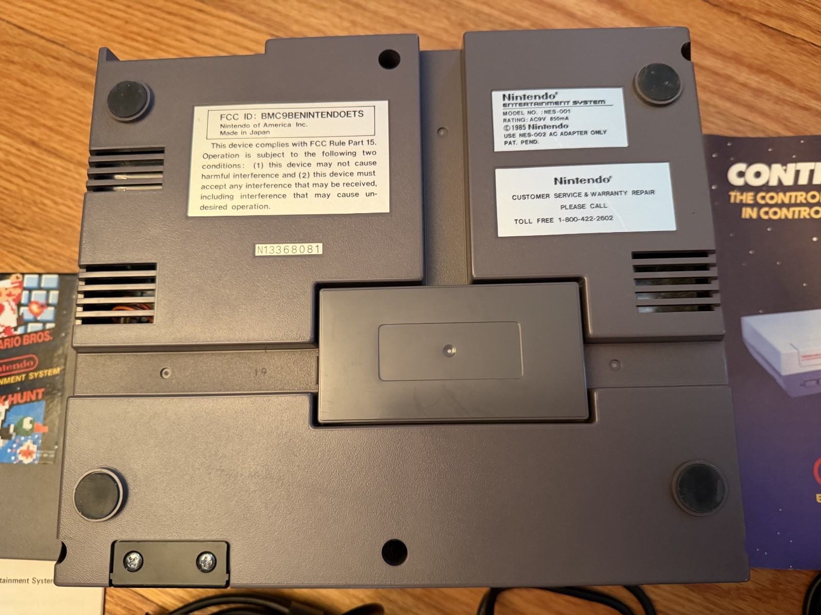 Nintendo Entertainment System NES Home Console – Gray