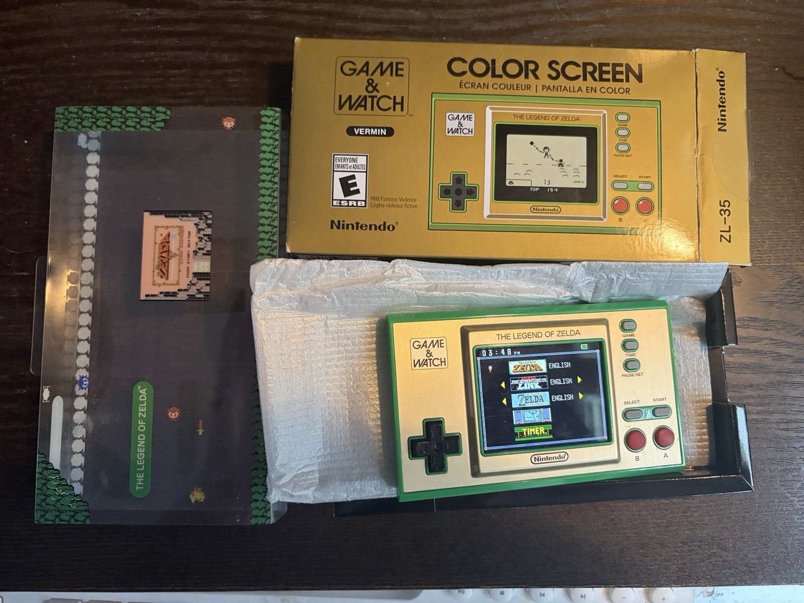 Nintendo Game & Watch Bundle: Super Mario Bros + Legend of Zelda Color Screen