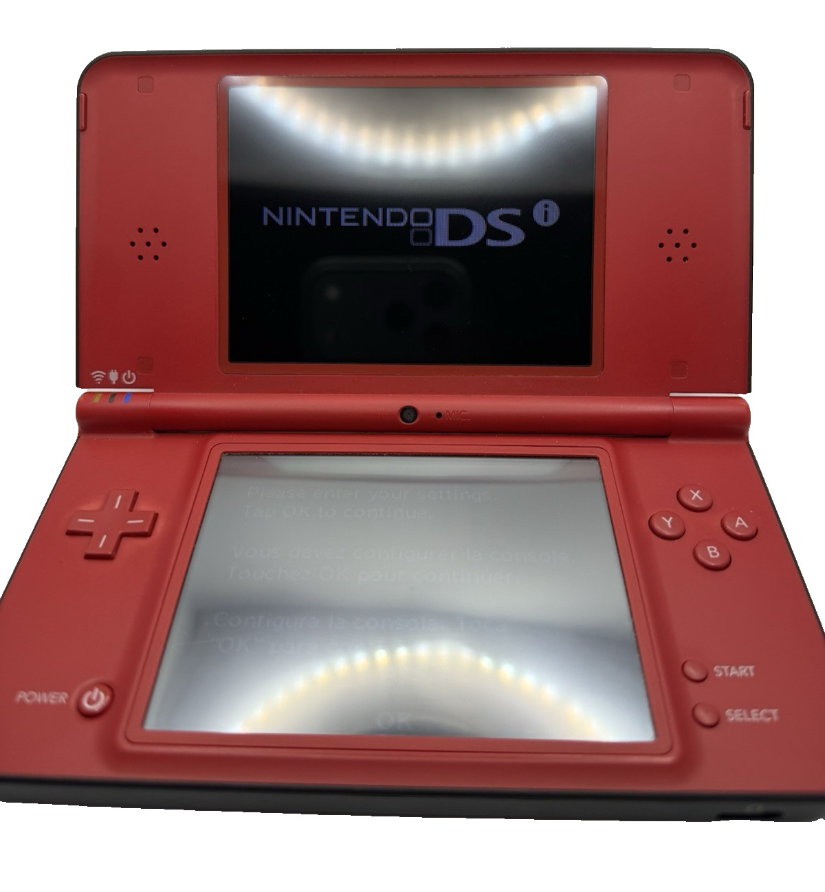 Nintendo DSi XL Super Mario Bros 25th Anniversary NO Stylus 2 Games & Charger A6