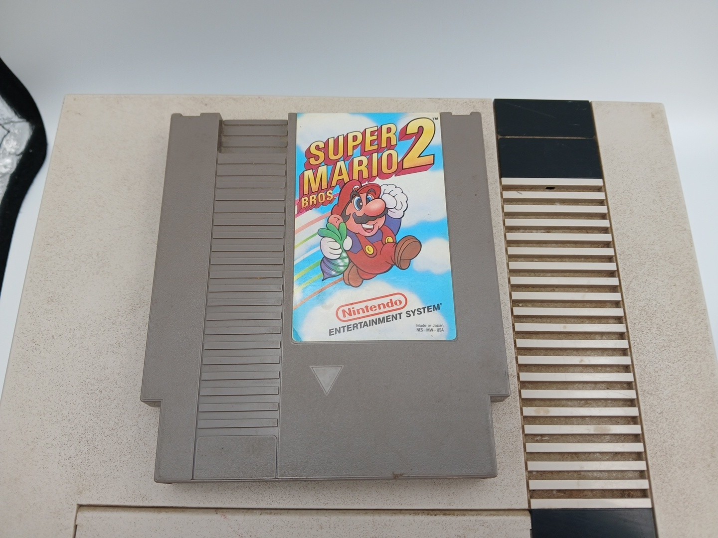 Nintendo NES-001 System PARTS ONLY Console Cords Super Mario 2 NOT WORKING