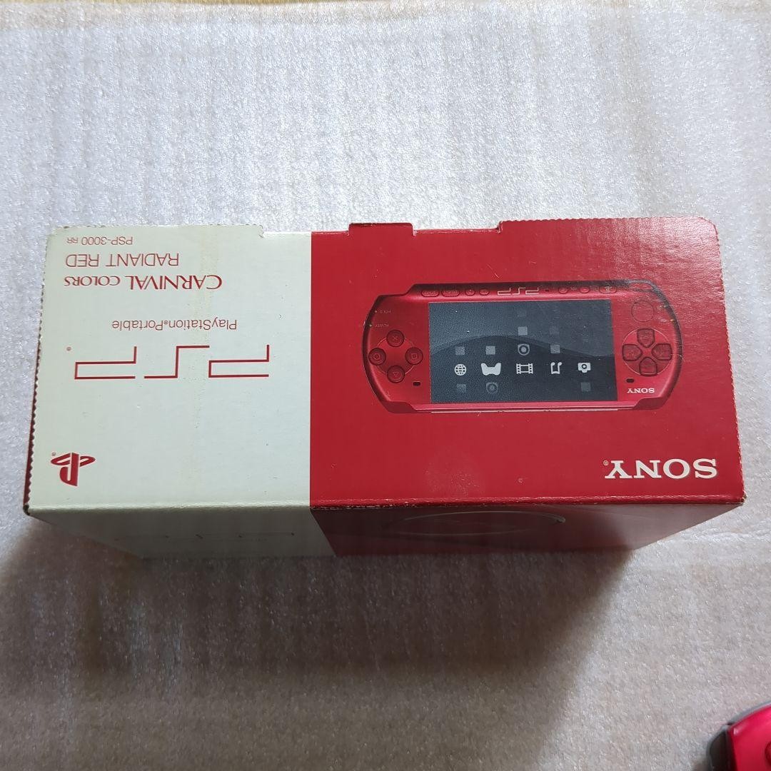 Sony PSP-3000 Red Console Boxed Bundle 3 Games 256MB Card New Battery