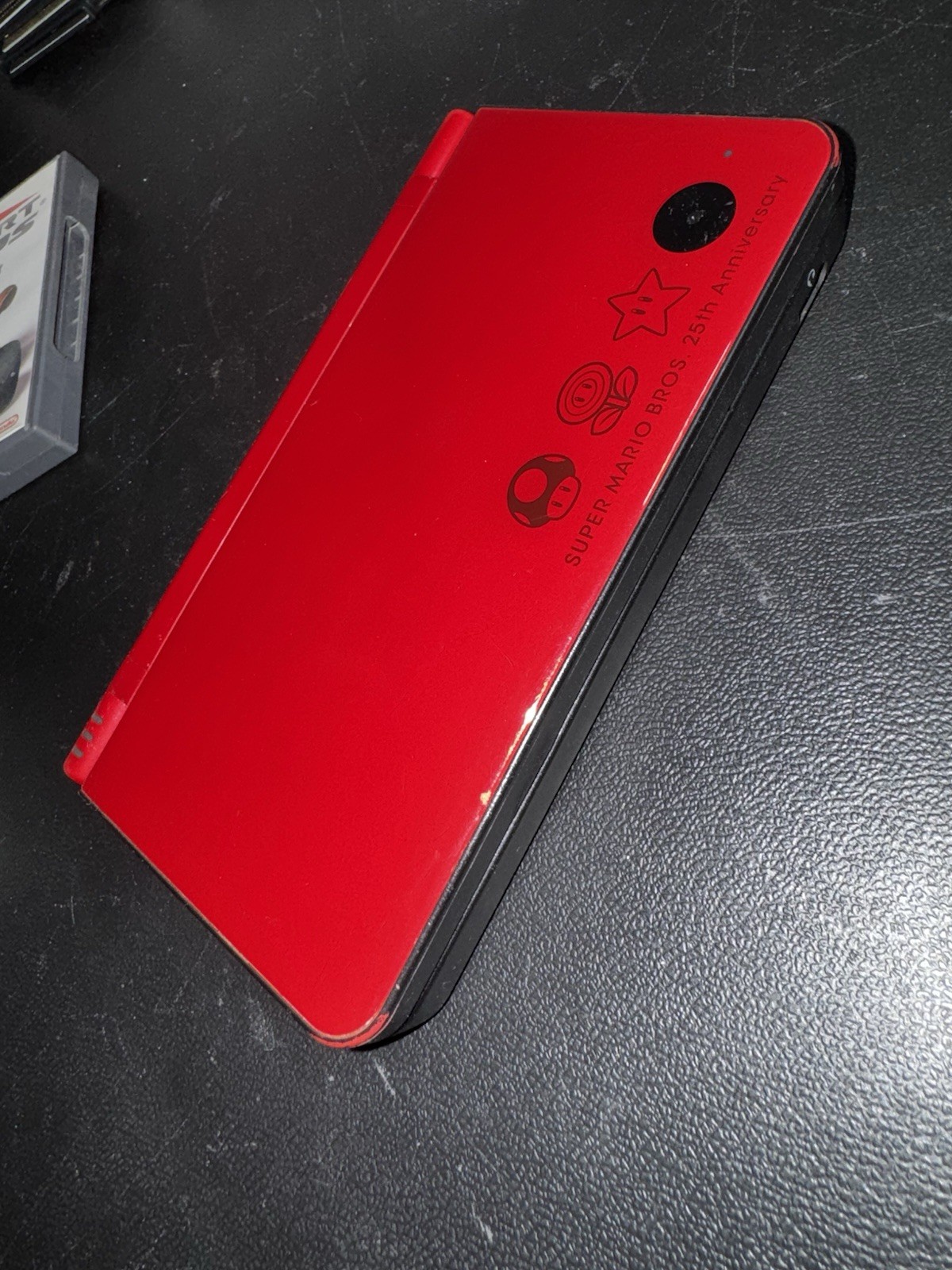 Nintendo DSi XL Super Mario 25th Anniversary Red W/ Charger Mario Kart Tested