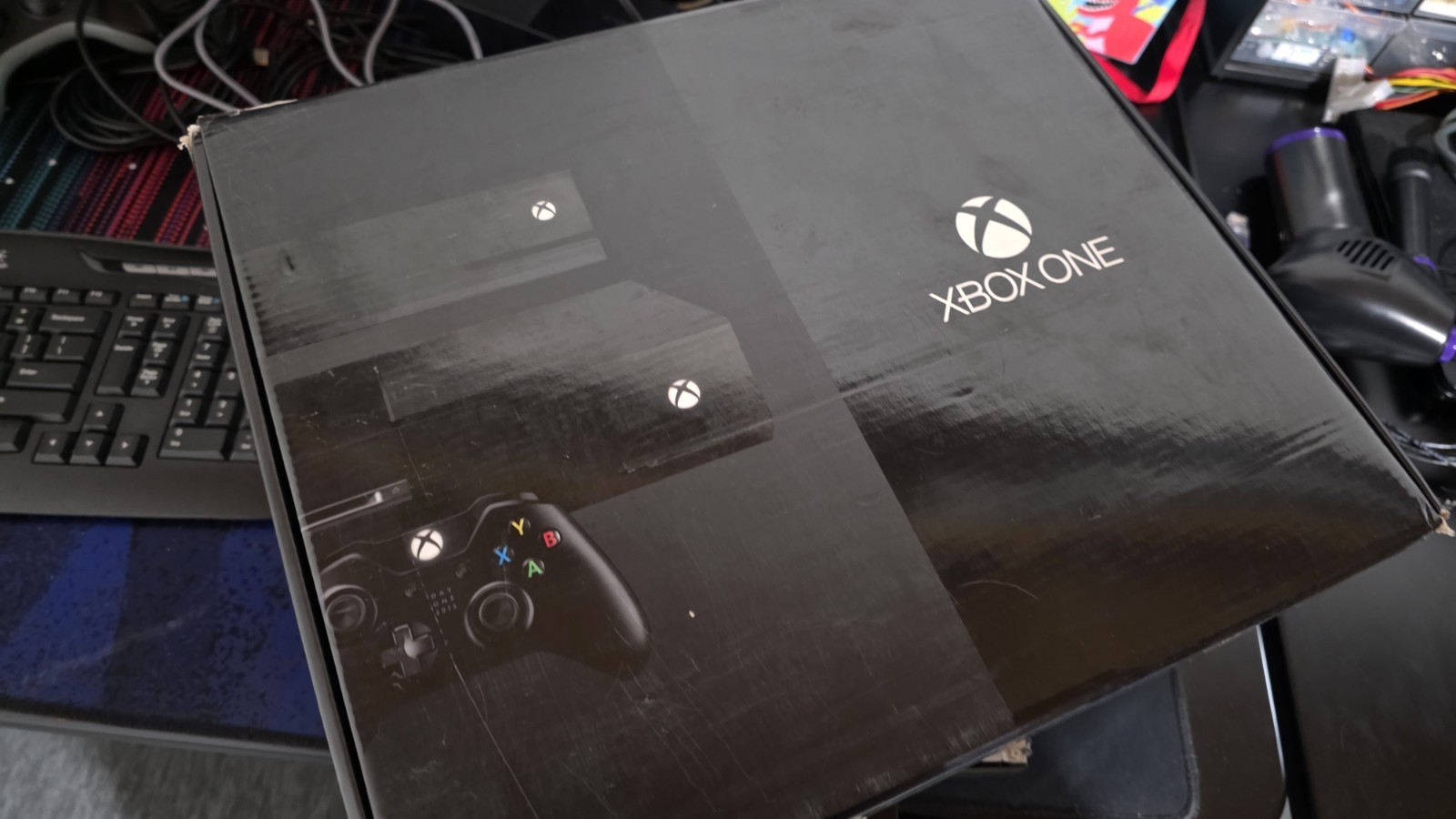 Microsoft Xbox One Day One Edition 500GB Black Console, Open Box
