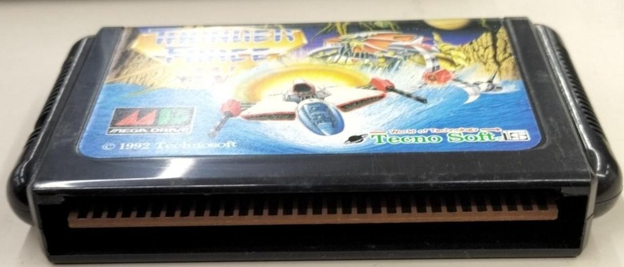 Technosoft Thunder Force IV Mega Drive/Genesis Game 8MB ROM, Retro Shooter