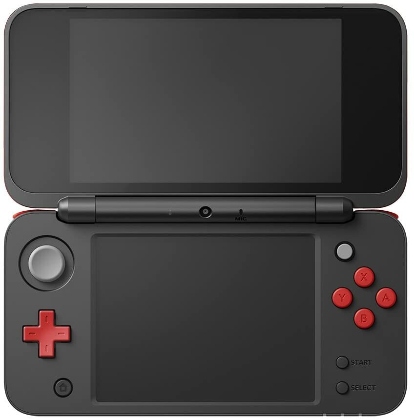 USED Japanese New Nintendo 2DS XL LL Mario Kart 7 RED BLACK only console JAN-001