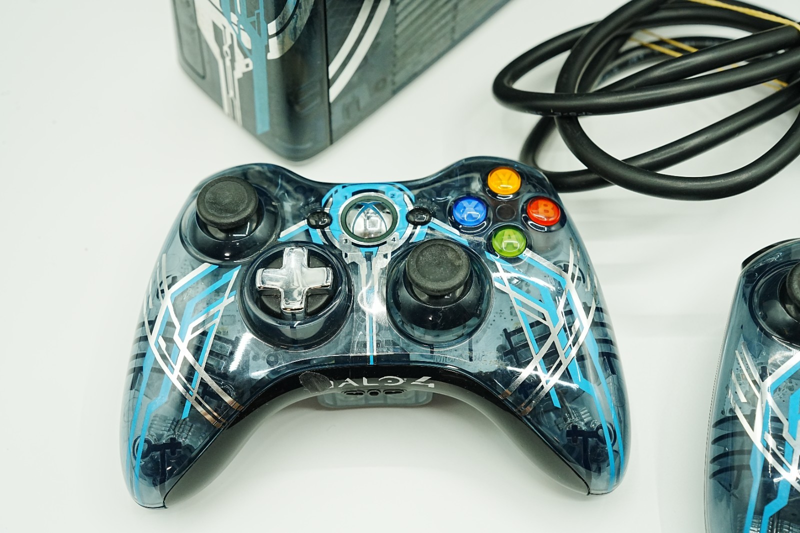 Xbox 360 Halo 4 Limited Edition Console 320GB 2 Controllers Tested JP
