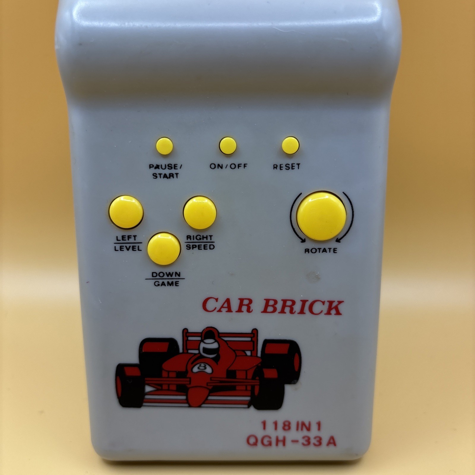 VINTAGE HANDHELD VIDEO GAME SUPER CAR BRICK QGH-33A Tested, Works