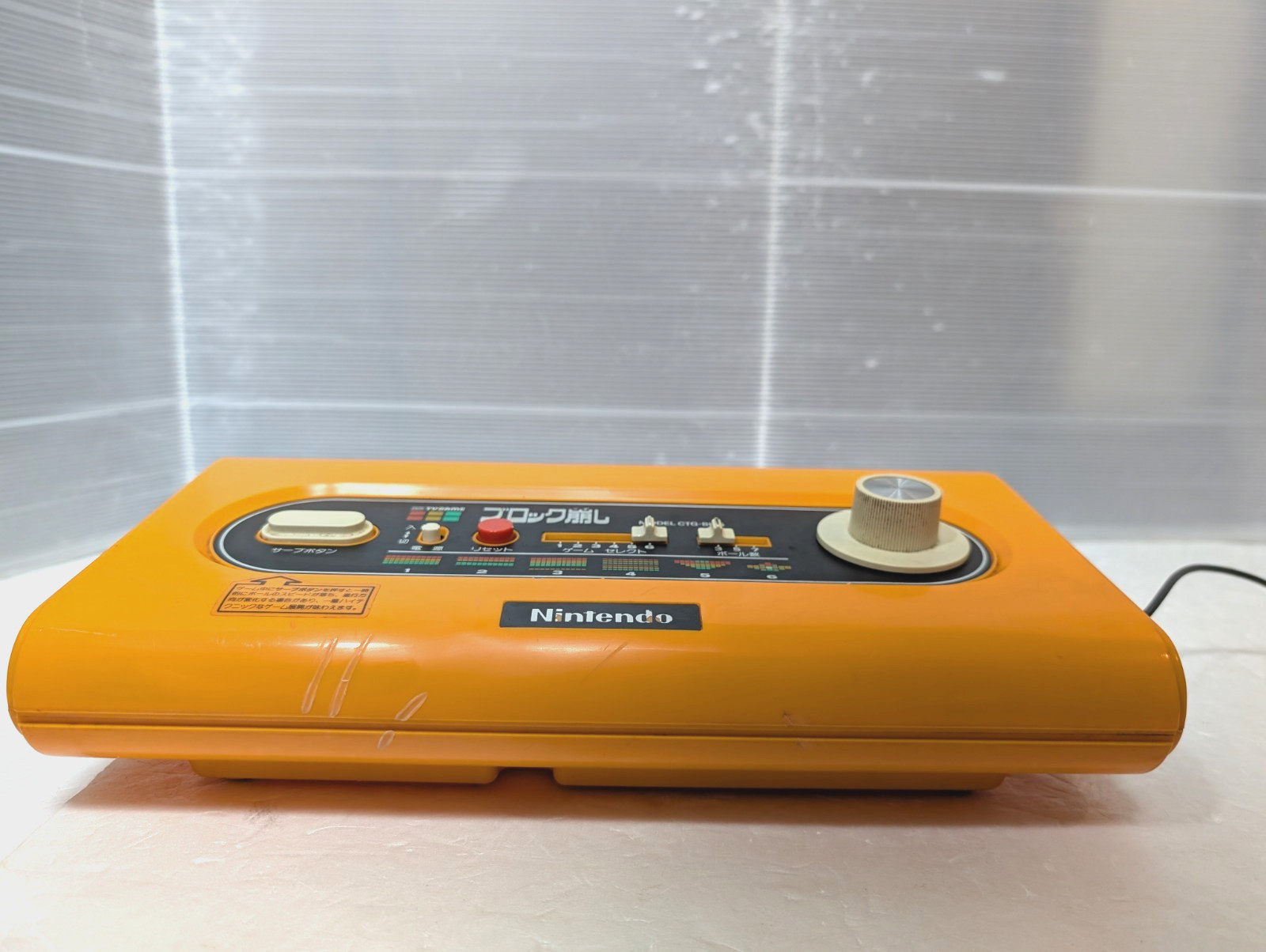 Nintendo Color TV Game BLOCK Kuzushi CTG-BK6 console Japan Box Manual