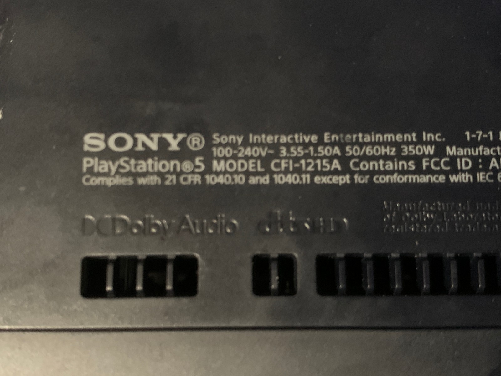 Sony PlayStation 5 825GB (Disc Edition) CFI-1215A