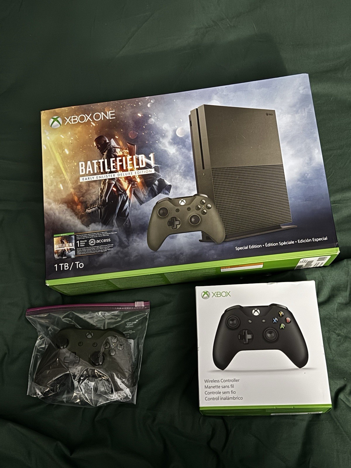 Xbox One Battlefield 1 Early Enlister Deluxe Edition 1TB Console (no game)