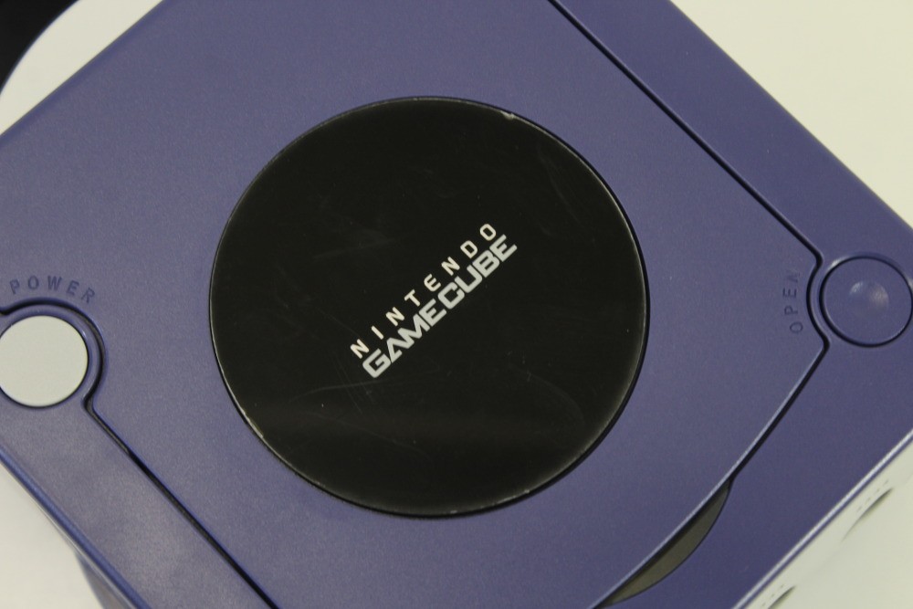 Nintendo Gamecube Console Indigo Purple LED NTSC-U/C DOL-001 AC AV PLAY US GAMES