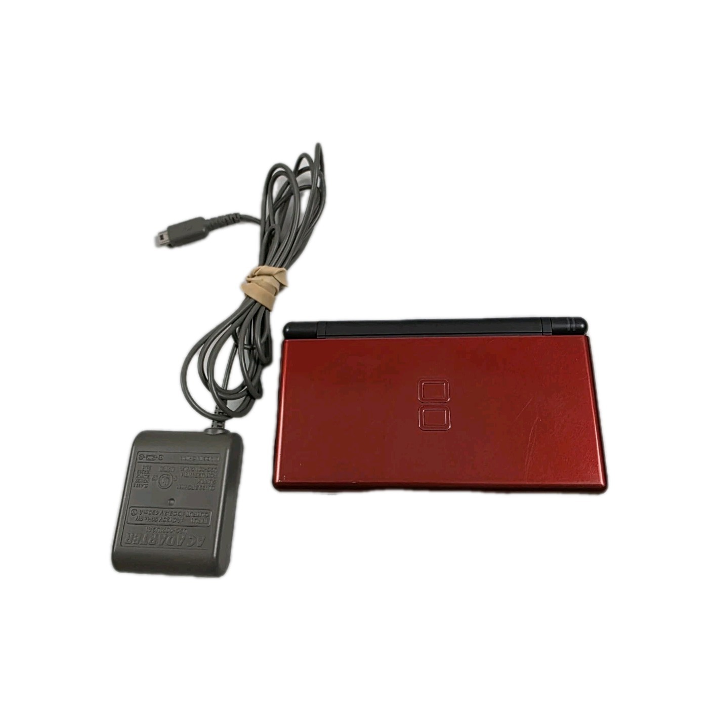 Nintendo DS Lite Red Console Tested & Working Charger Included W Zelda Spirit
