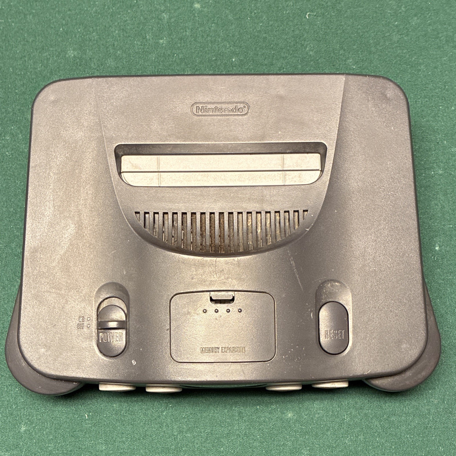 Nintendo 64 N64 Console Gray w/ 1 Controller AV Cable Power Adapter NTSC-U/C