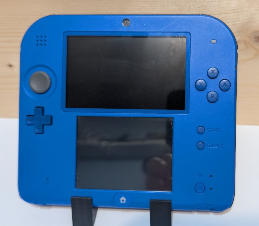 Nintendo 2DS Blue/Black US Version W/Cable *Tested*