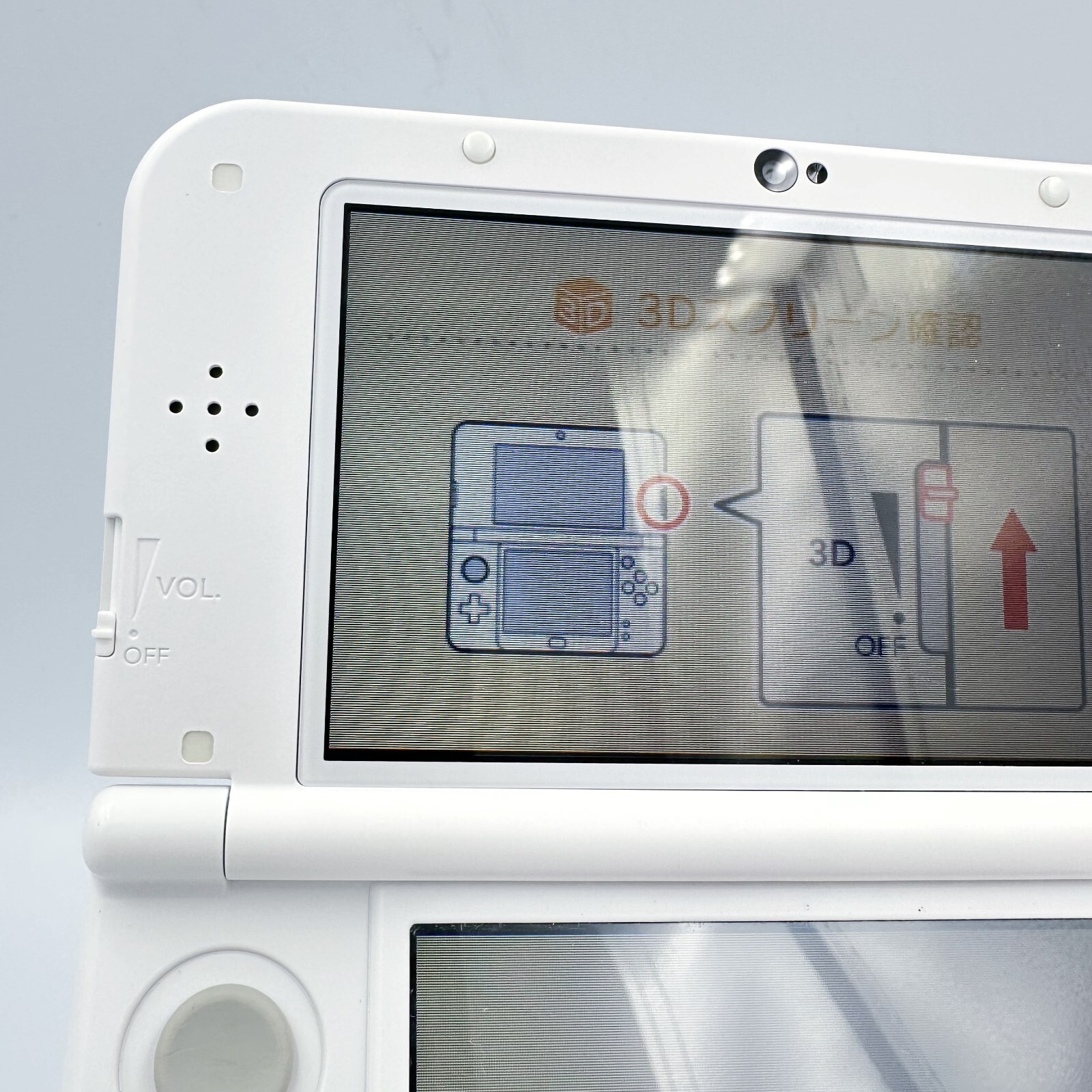 New Nintendo 3DS XL LL Pearl White Console Stylus Working Tested Japanese ver