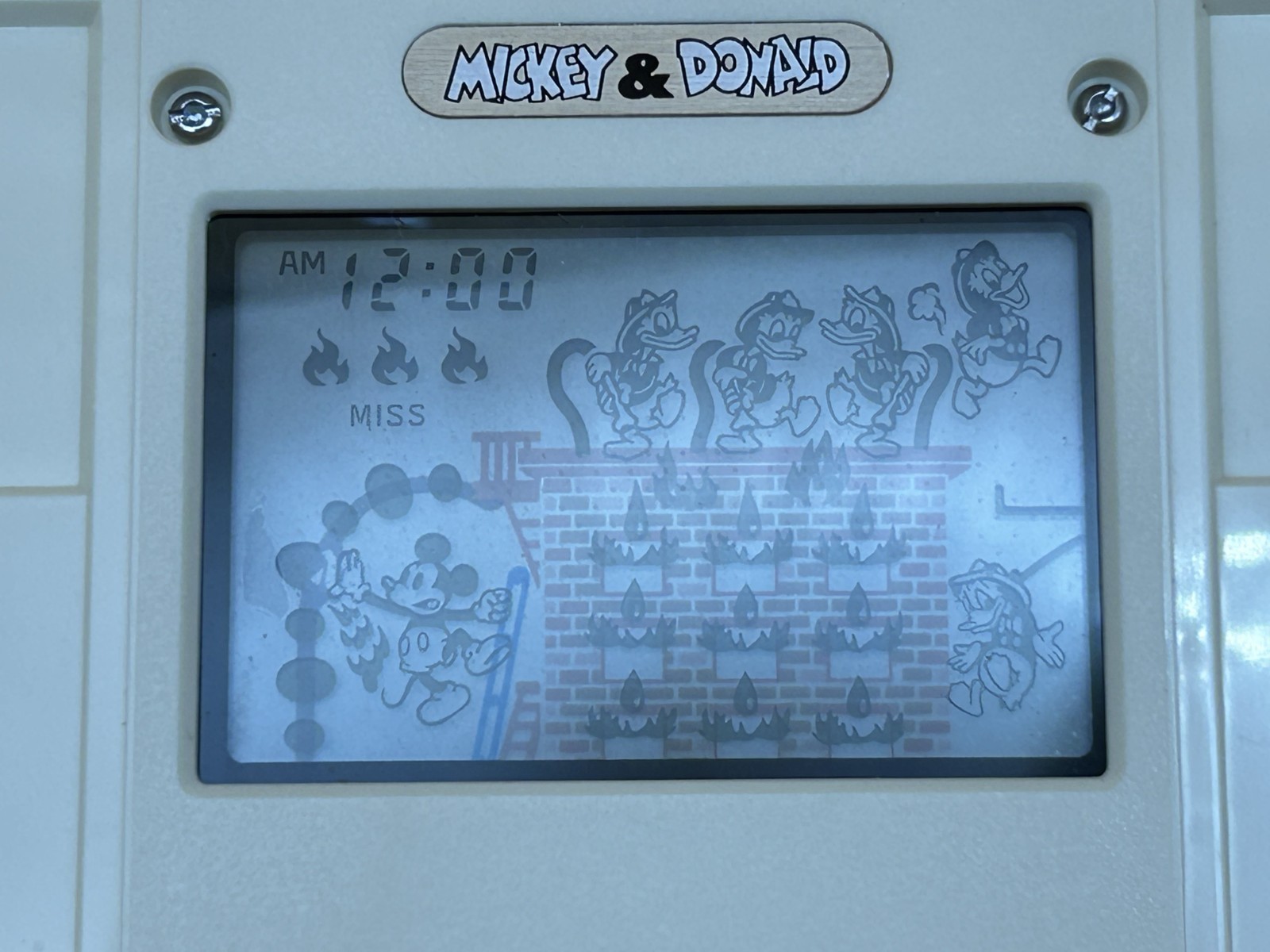 Nintendo Game & Watch MICKEY & DONALD DM-53 Multi Screen 1982 In Box 1982
