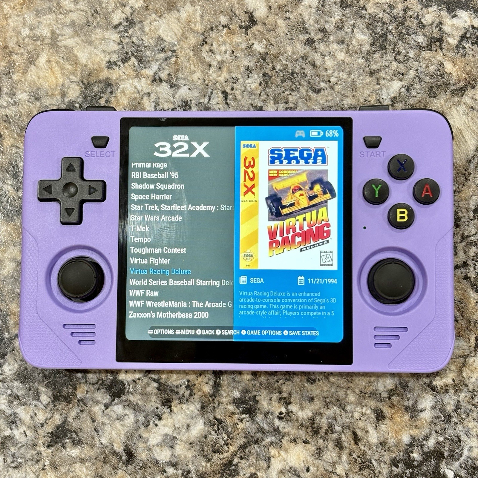 New PowKiddy RGB30 Gaming Handheld New 64GB Card Custom Loaded Ready To Play