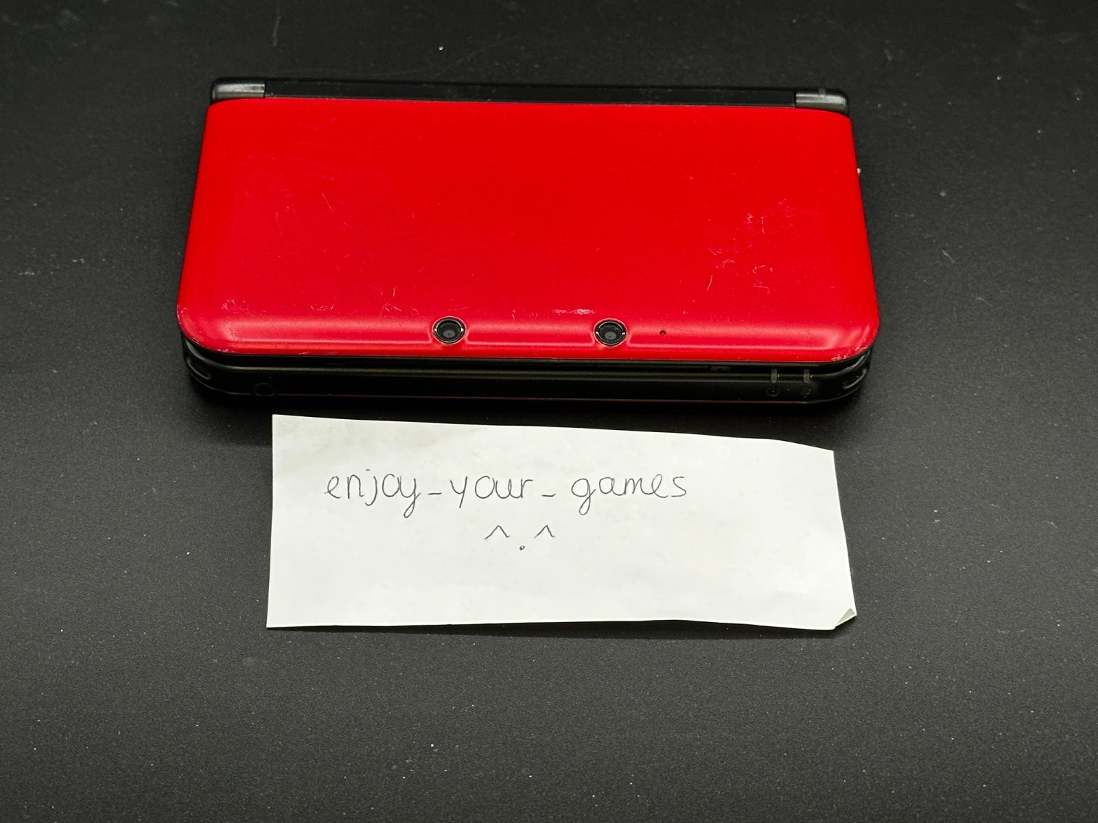 Nintendo 3DS XL LL Red/Black | English | Charger | US Seller – SHIP IN 1-DAY