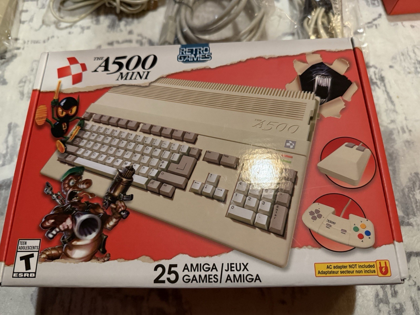 The A500 Mini (25 Amiga games)