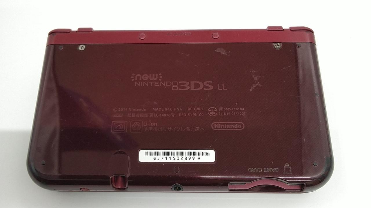 New Nintendo 3DS XL (LL) RED-001 Console: Retro Gaming Portable System A2486