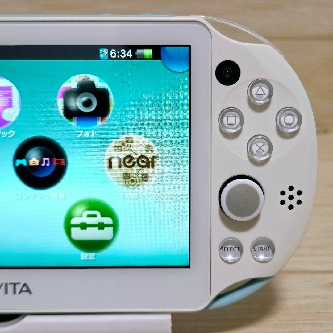 Excellent PS Vita Light Blue White PCH 2000 ZA14 Console CIB Boxed Tested