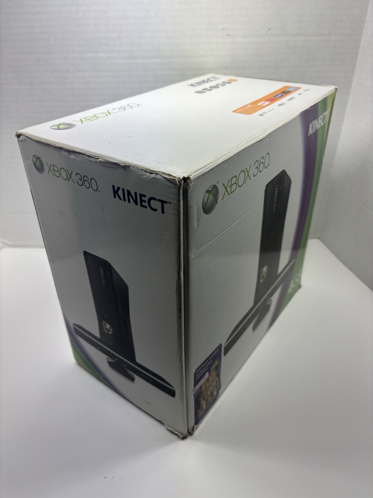 Microsoft Xbox 360 Slim Black 4gb console Bundle CIB 6 Games | Tested, No Kinect