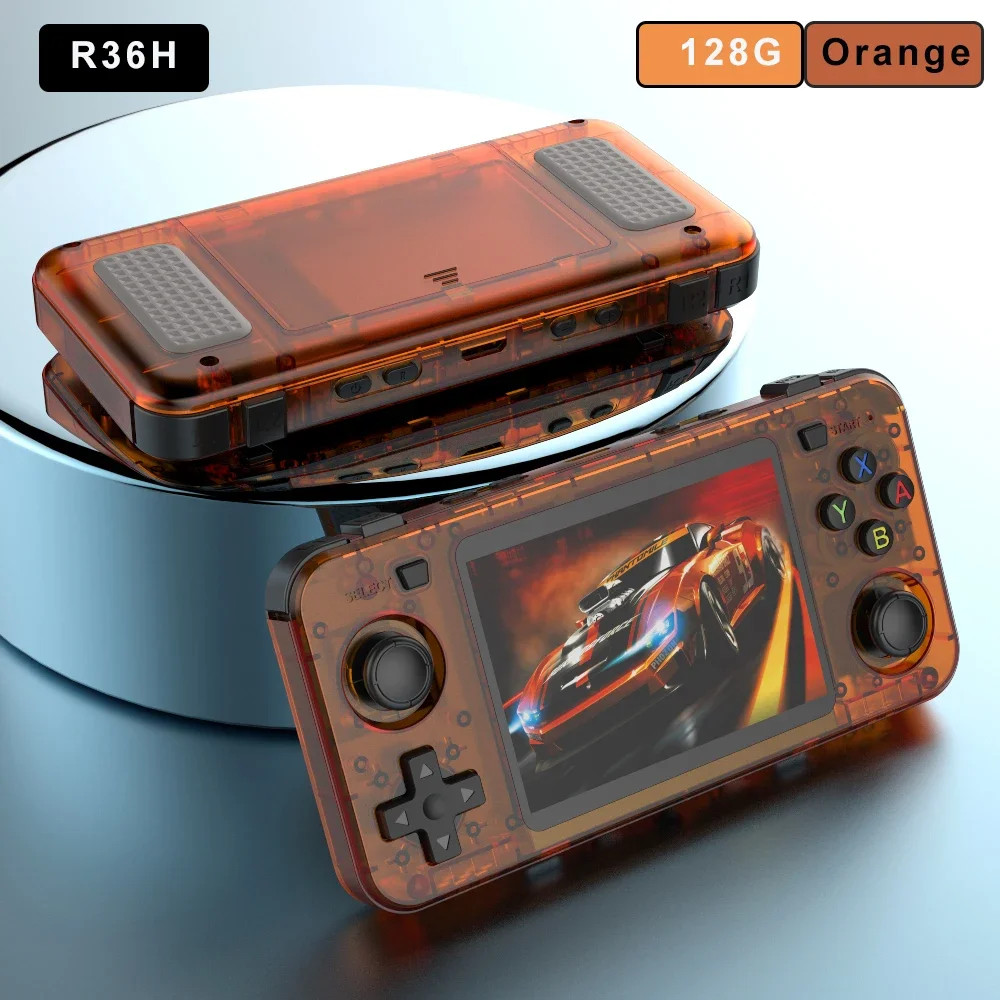 RK3326 Retro Handheld Console with 15000+ Games, 64GB/128GB, 3000mAh Battery